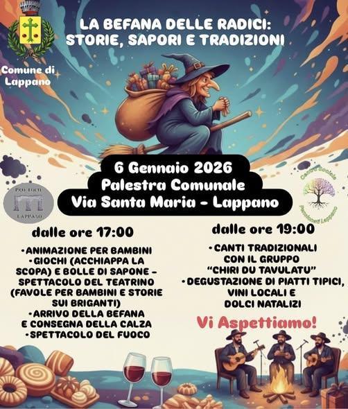 La Befana delle Radici: Storie, sapori e tradizioni (dalle ore 17.00)