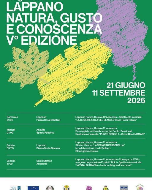 “Lappano in Passerella” (Inizio ore 21.00)