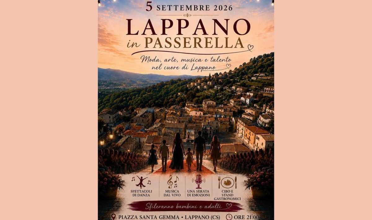 “Lappano in Passerella” (Inizio ore 21.00) “Lappano in Passerella” (Inizio ore 21.00)