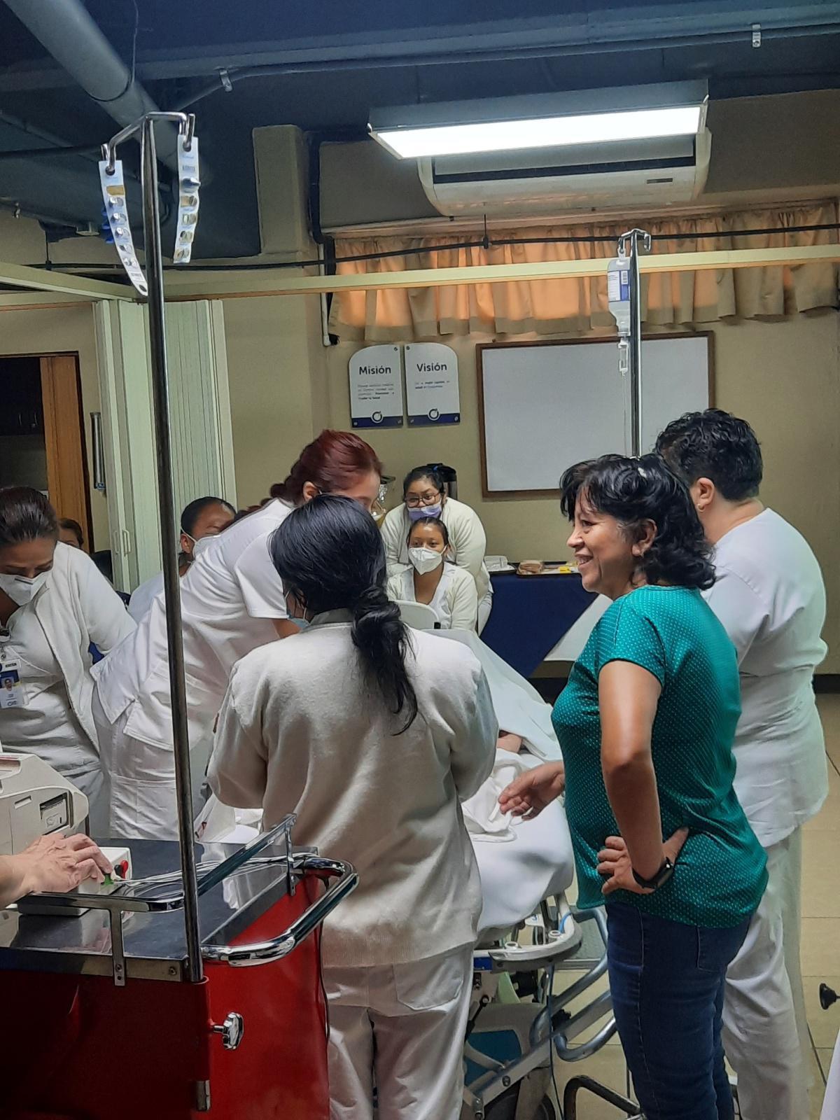Práctica mensual RCP Avanzado Residentes y Enfermería Julio
