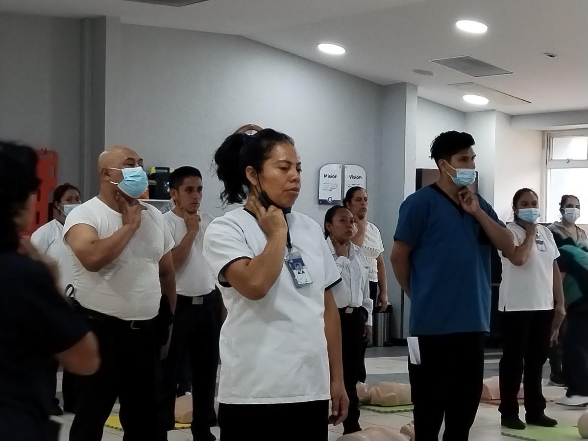 Curso Solo Manos para Colaboradores Hospital Centro Médico