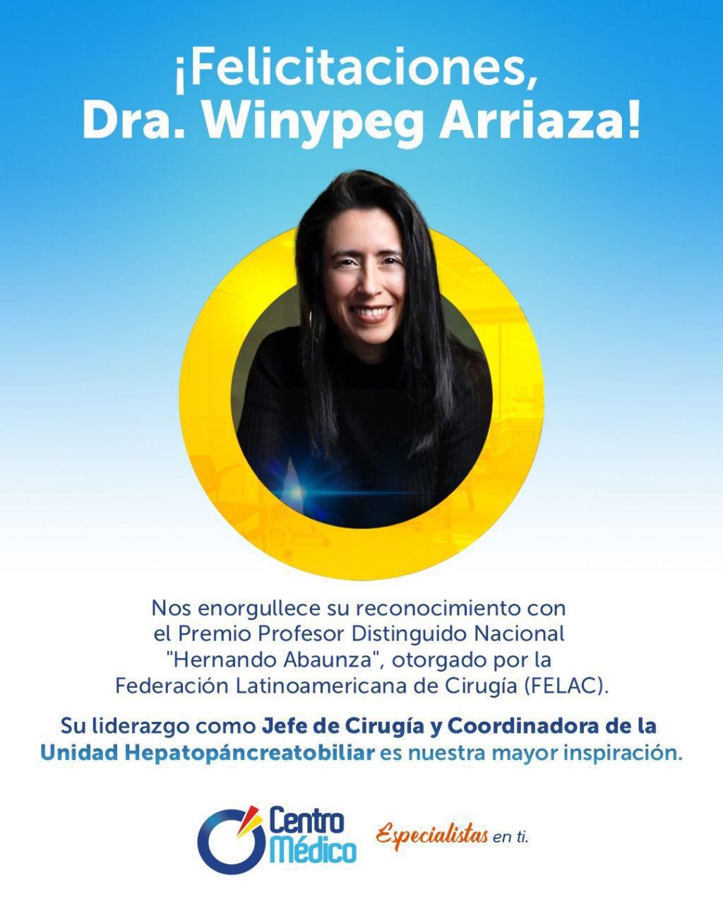 ¡Felicitaciones Dra. Winypeg Arriaza! ¡Felicitaciones Dra. Winypeg Arriaza!