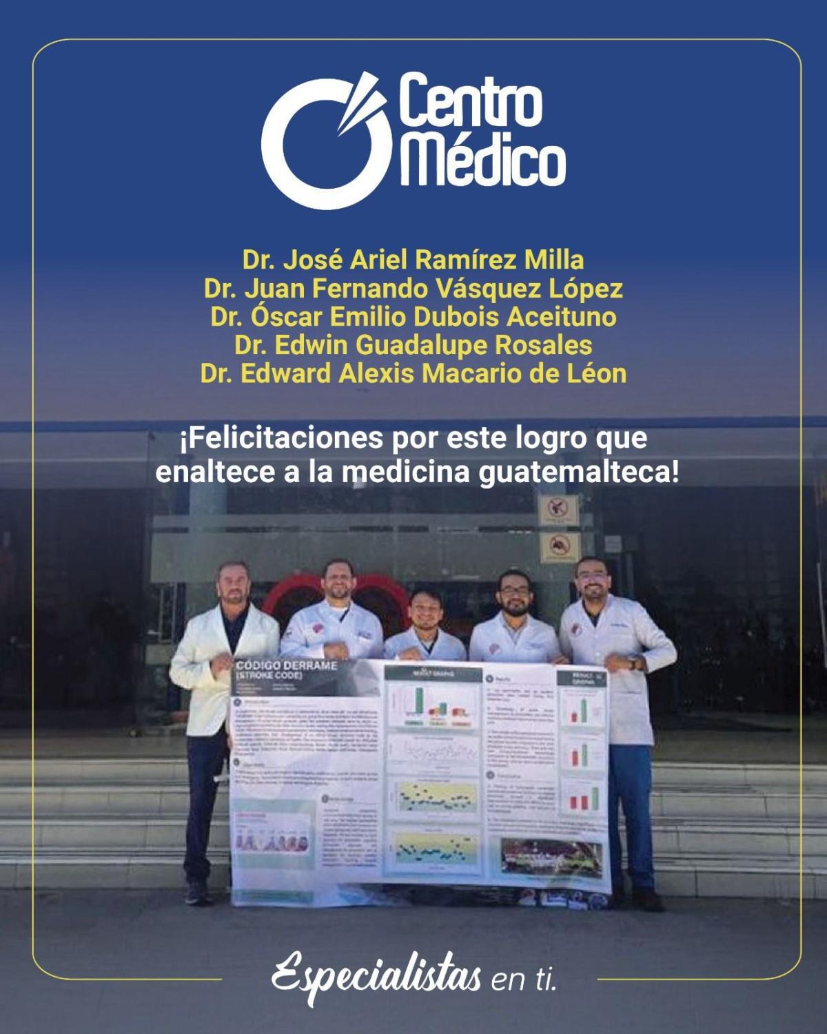 Excelencia Internacional: Unidad de Neurología del Hospital Roosevelt es Galardonada por la AHA/ASA Excelencia Internacional: Unidad de Neurología del Hospital Roosevelt es Galardonada por la AHA/ASA