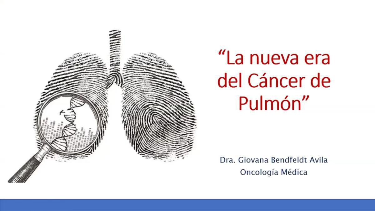 Conferencia: Nuevas Terapias en Cáncer de Pulmón
