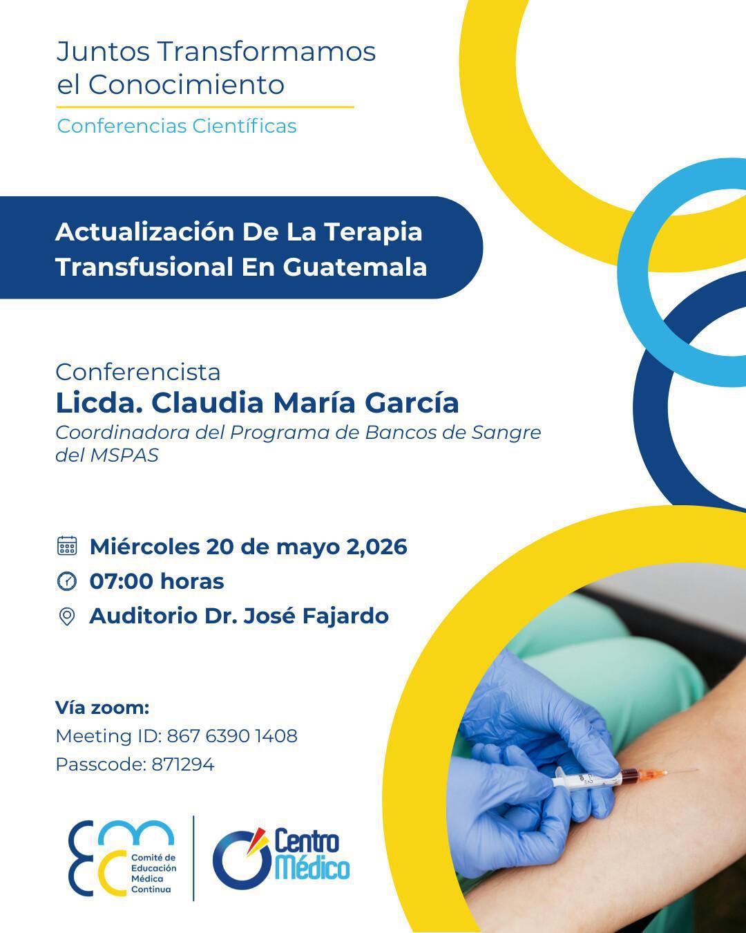 Actualización De La Terapia Transfusional En Guatemala