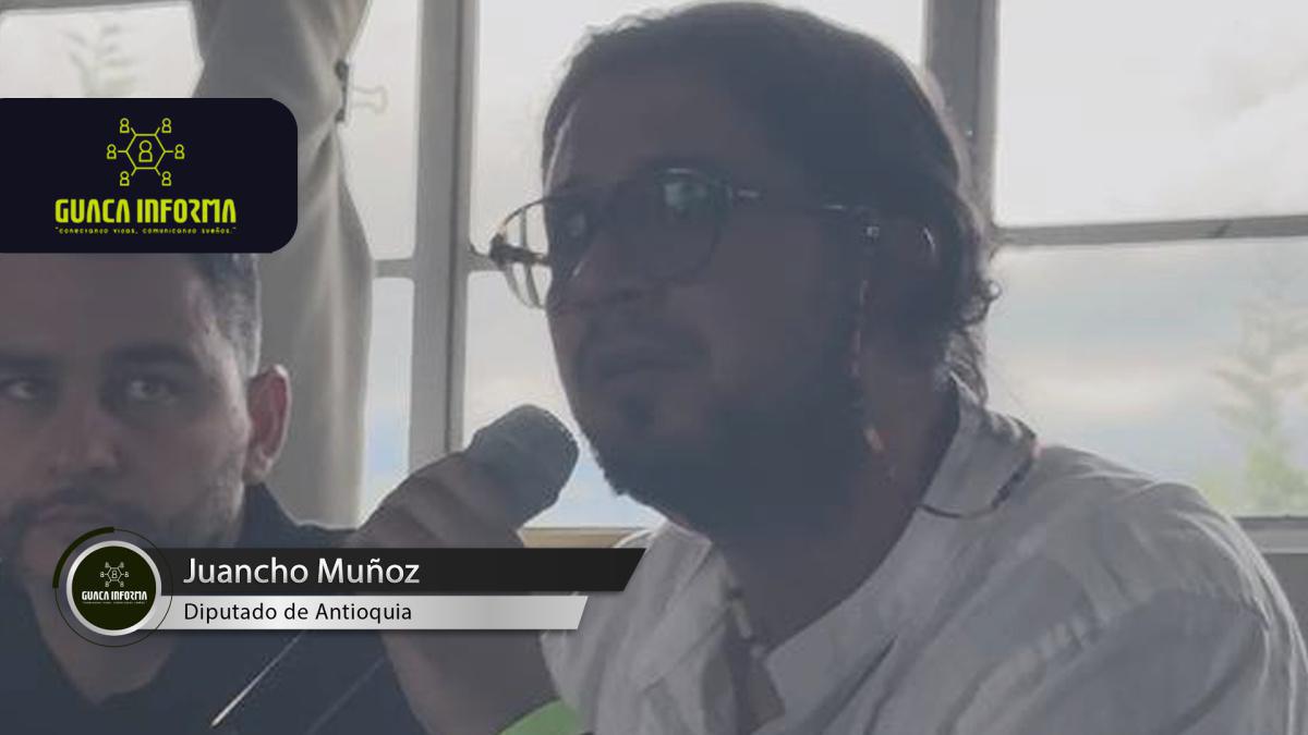 Diputado Juancho Muñoz lidera esfuerzos por la paz en Antioquia Diputado Juancho Muñoz lidera esfuerzos por la paz en Antioquia