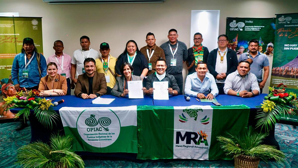 Gobierno y Pueblos Indígenas de la Amazonía Firman Pacto Histórico por la Conservación de la Biodiversidad