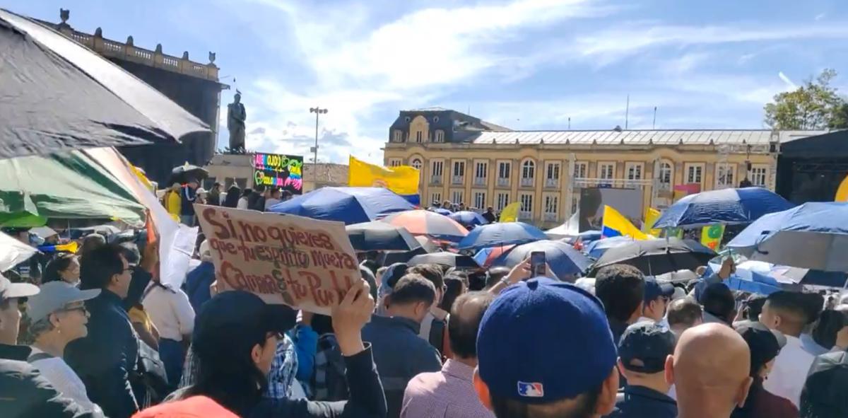 Movilizaciones en Colombia en apoyo a las reformas sociales del presidente Petro Movilizaciones en Colombia en apoyo a las reformas sociales del presidente Petro