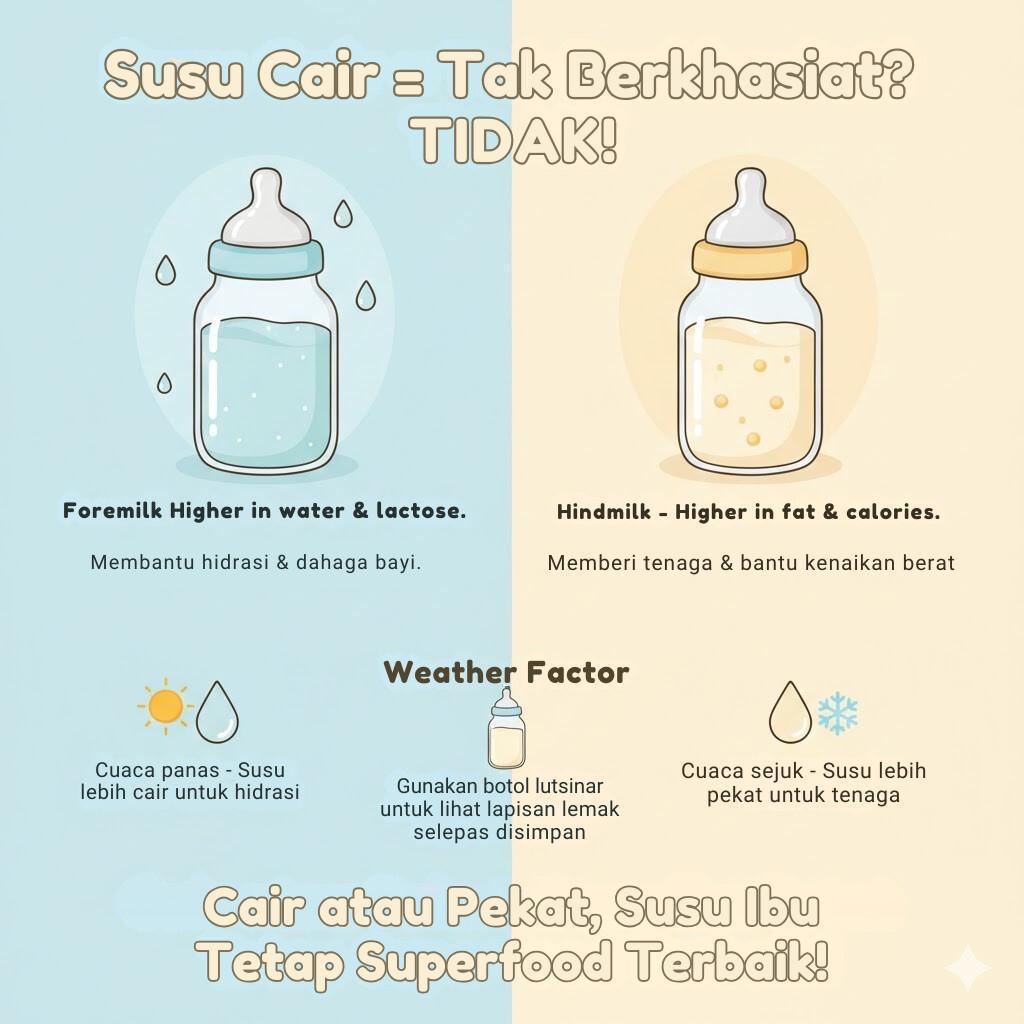 KENAPA SUSU SAYA CAIR?