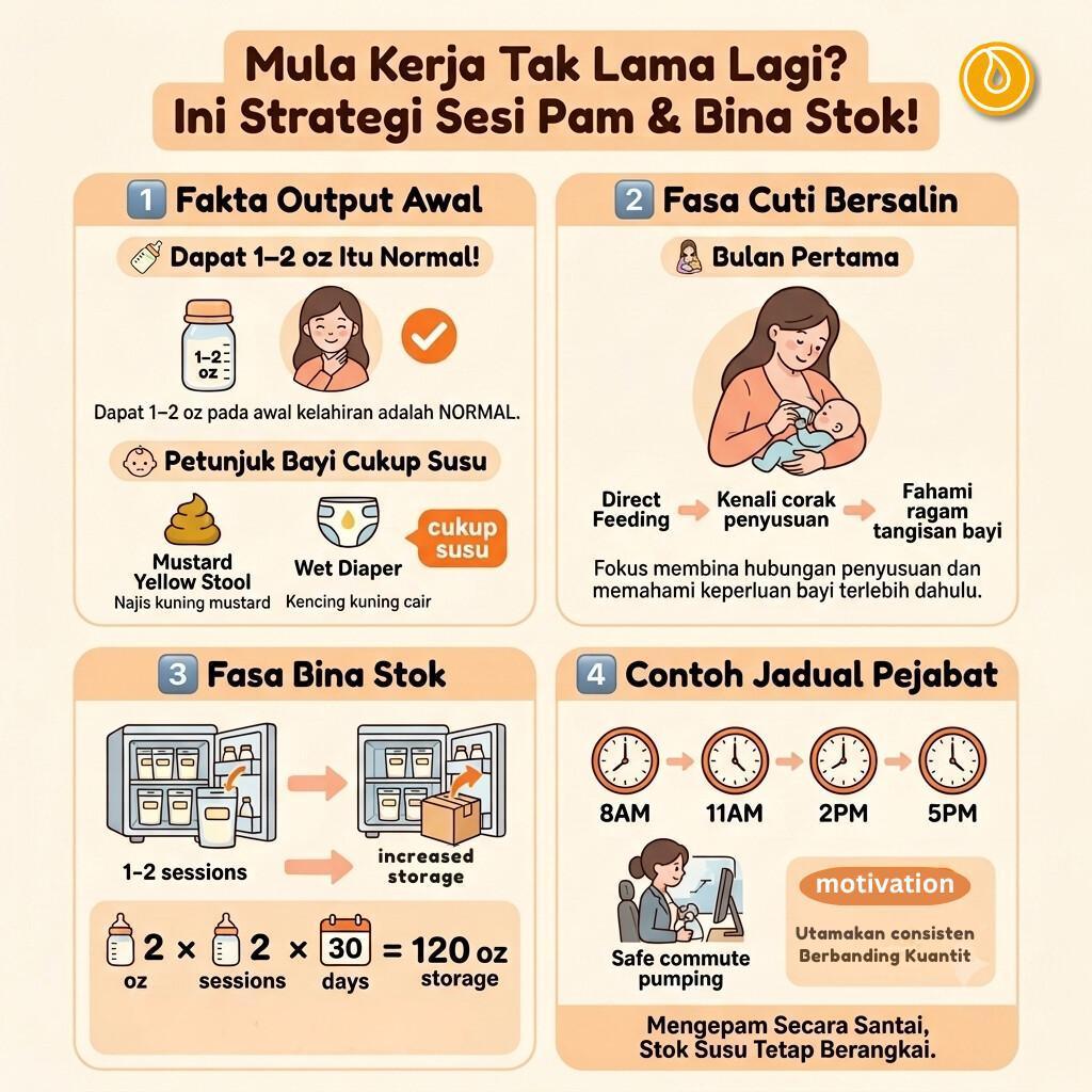 TIPS KUMPUL STOK SUSU YANG SEDIKIT?