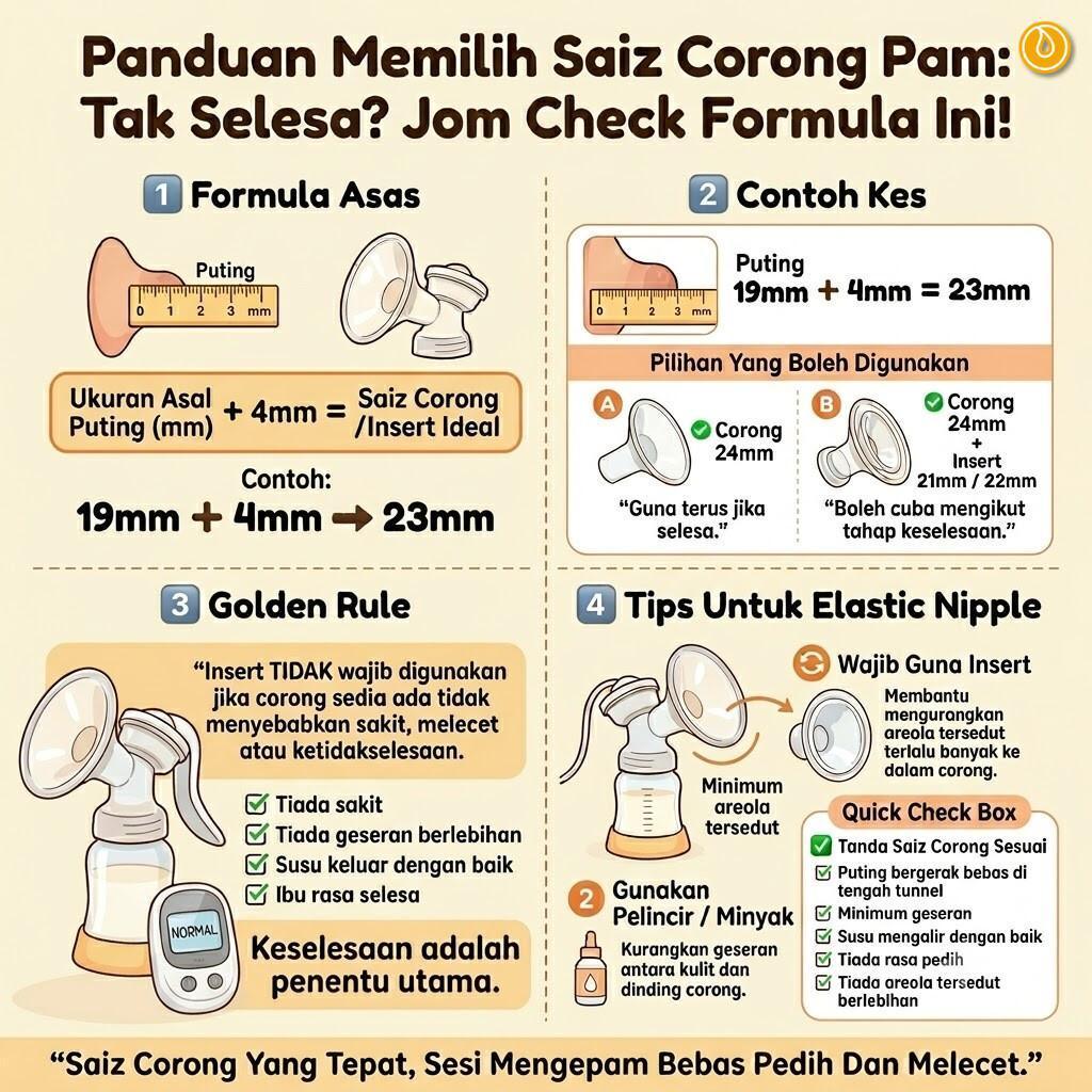 CARA UKUR CORONG PAM