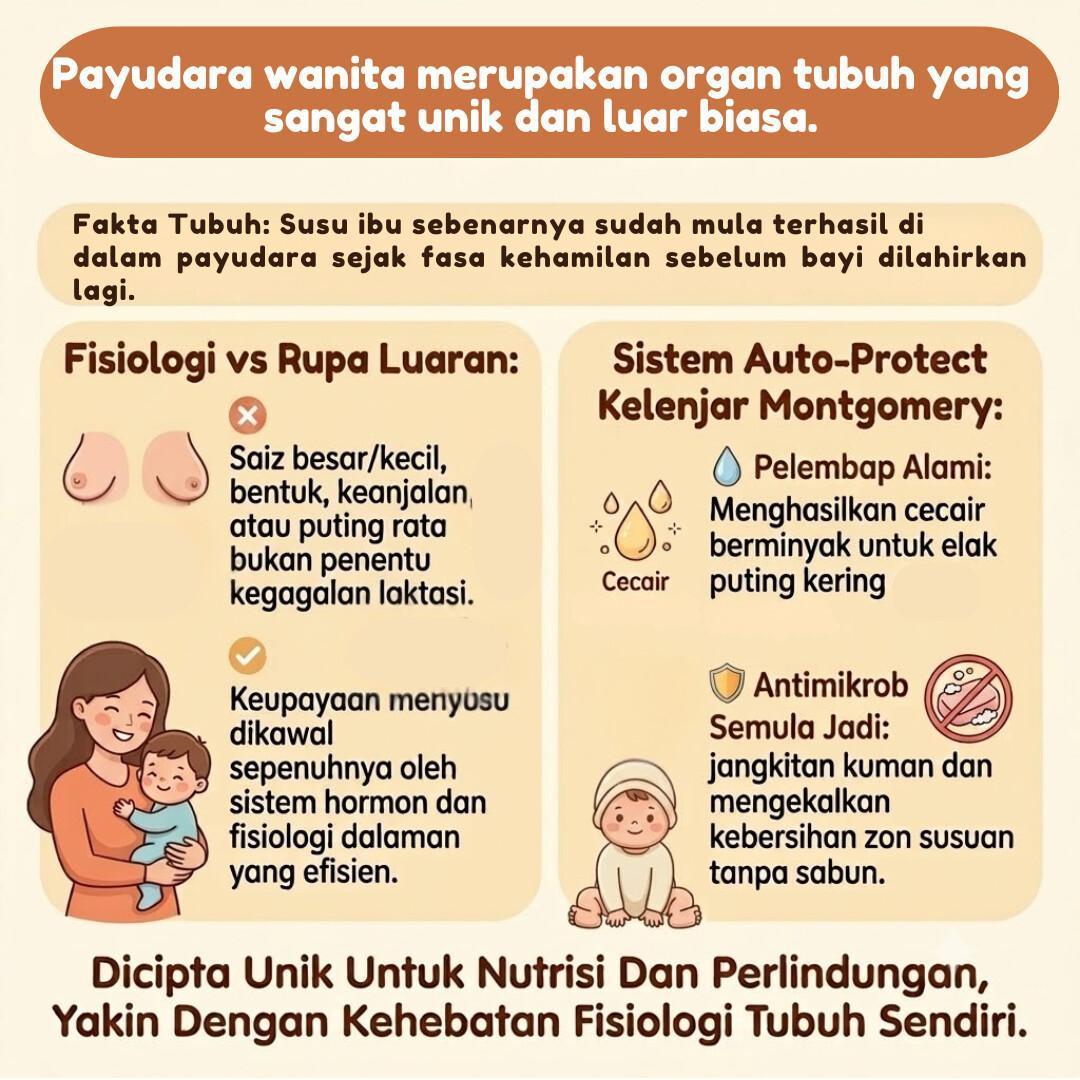 KEISTIMEWAAN PAYUDARA IBU MENYUSU