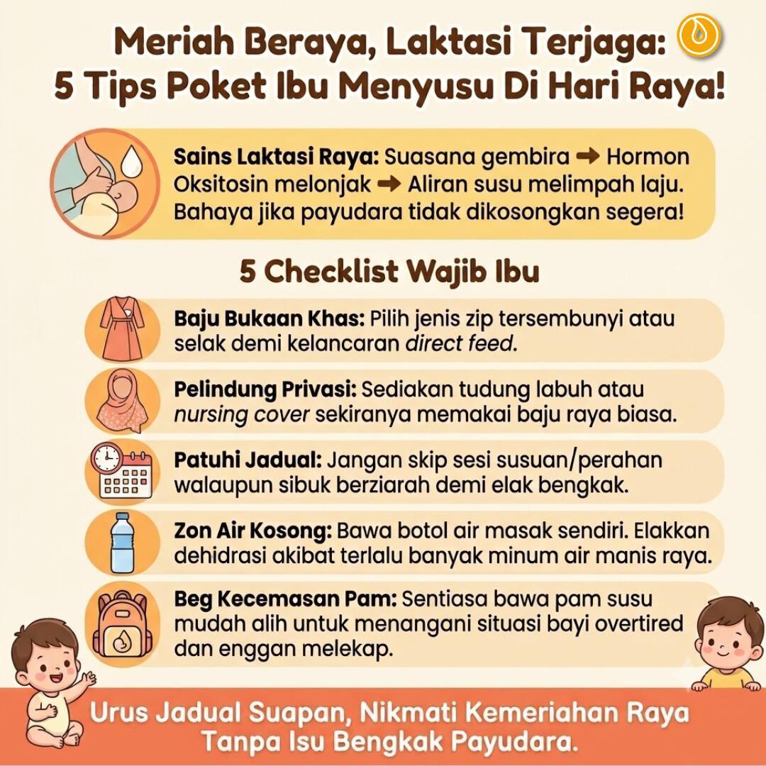 5 TIPS IBU MENYUSU NAK BERAYA