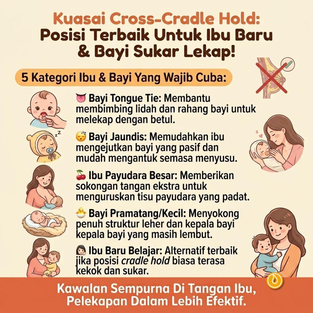 POSISI CROSS-CRADLE HOLD