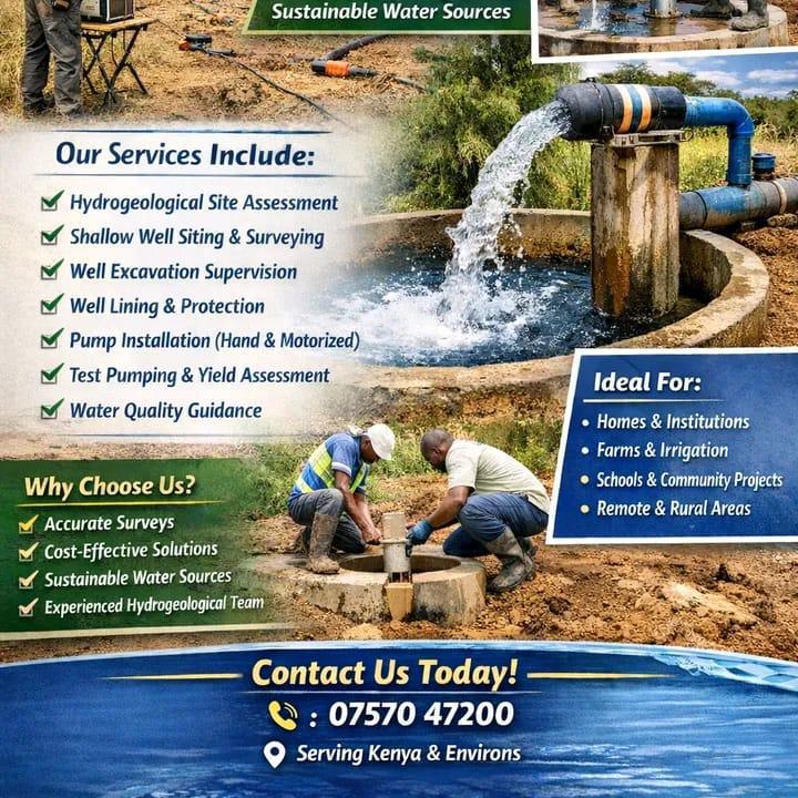 Geotech Ventures~ Borehole & water supply services