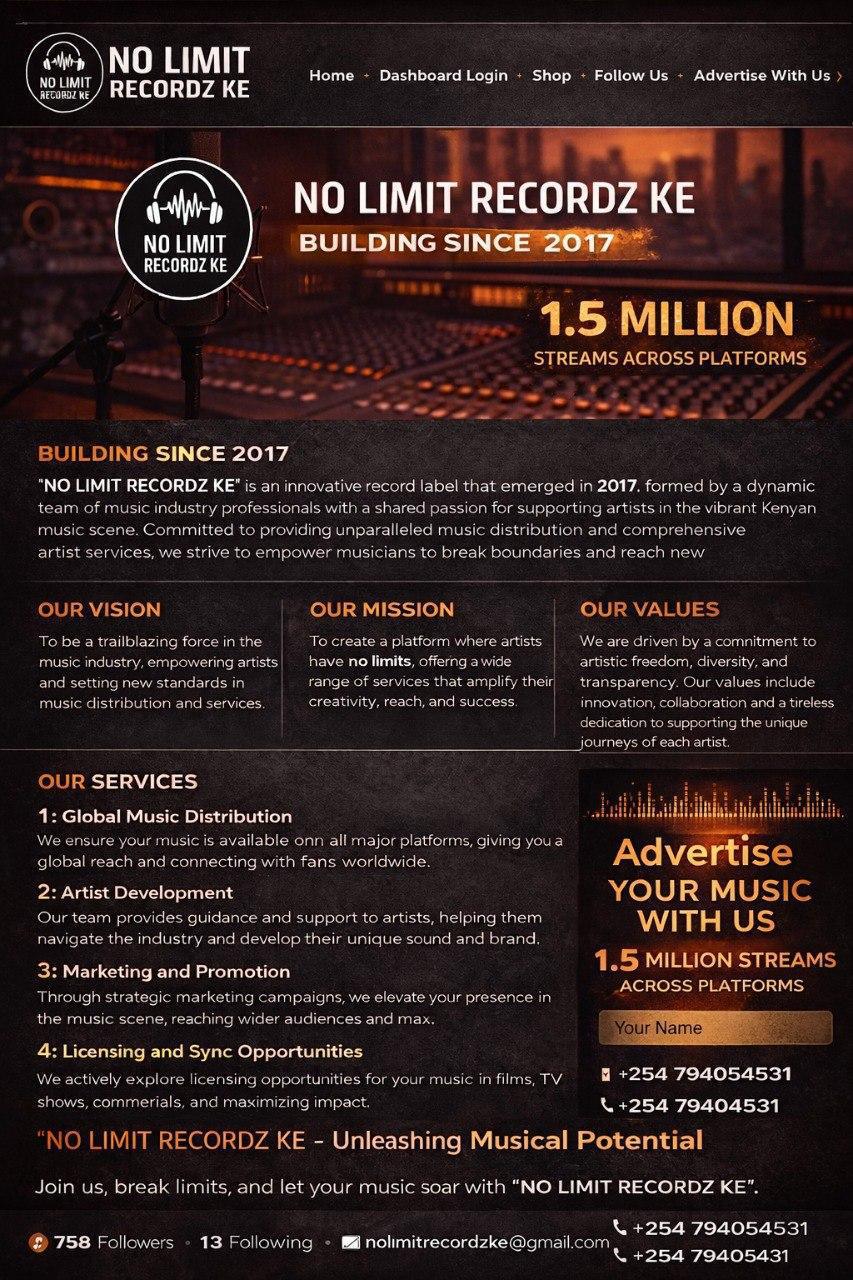 No Limit Recordz Ke Studios 🚀 No Limit Recordz Ke Studios 🚀