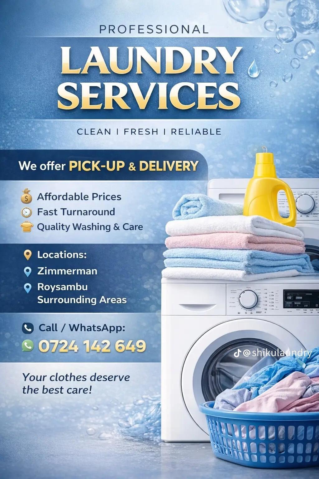 Laundry services~ Zimmerman