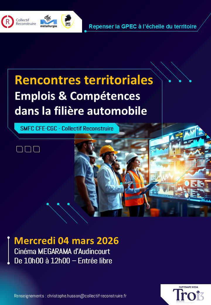 Rencontres Territoriales Emplois & Compétences dans la filière automobile