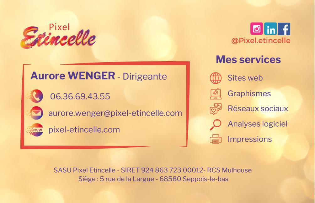 WENGER Aurore - Pixel Etincelle WENGER Aurore - Pixel Etincelle