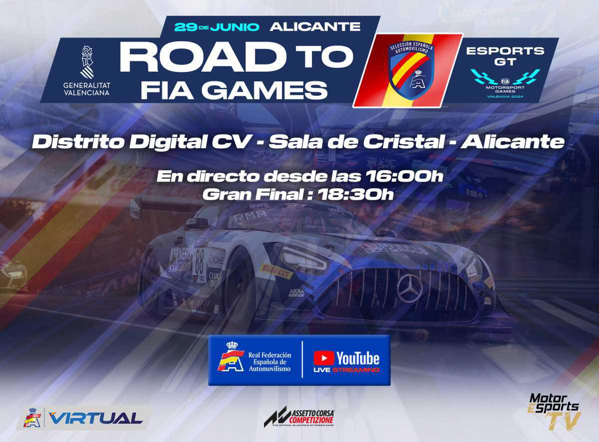 Castellón y Alicante celebrarán las finales eSports de la Selección Española de Automovilismo