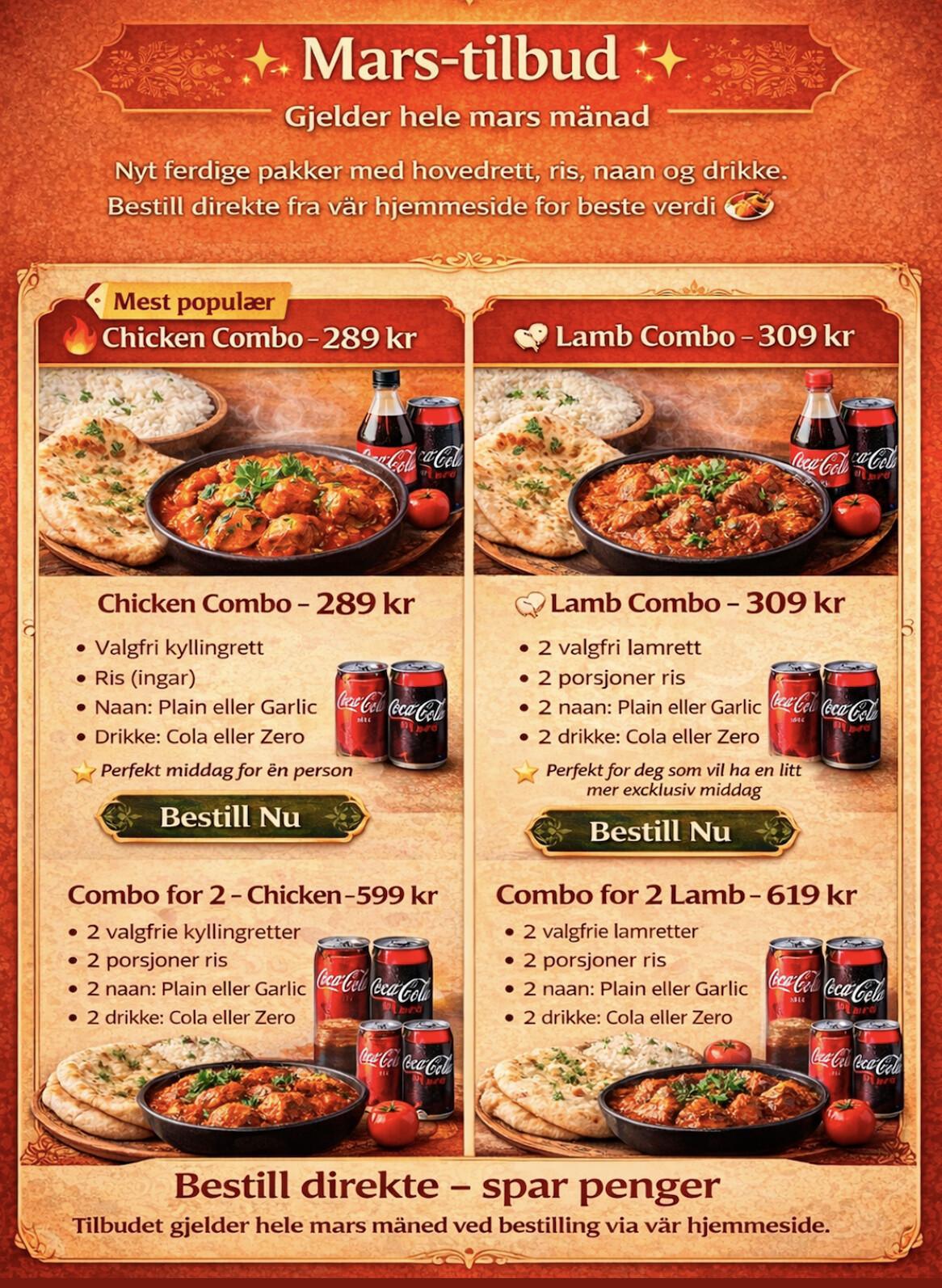 Tilbud gjelder hele Mars 2026