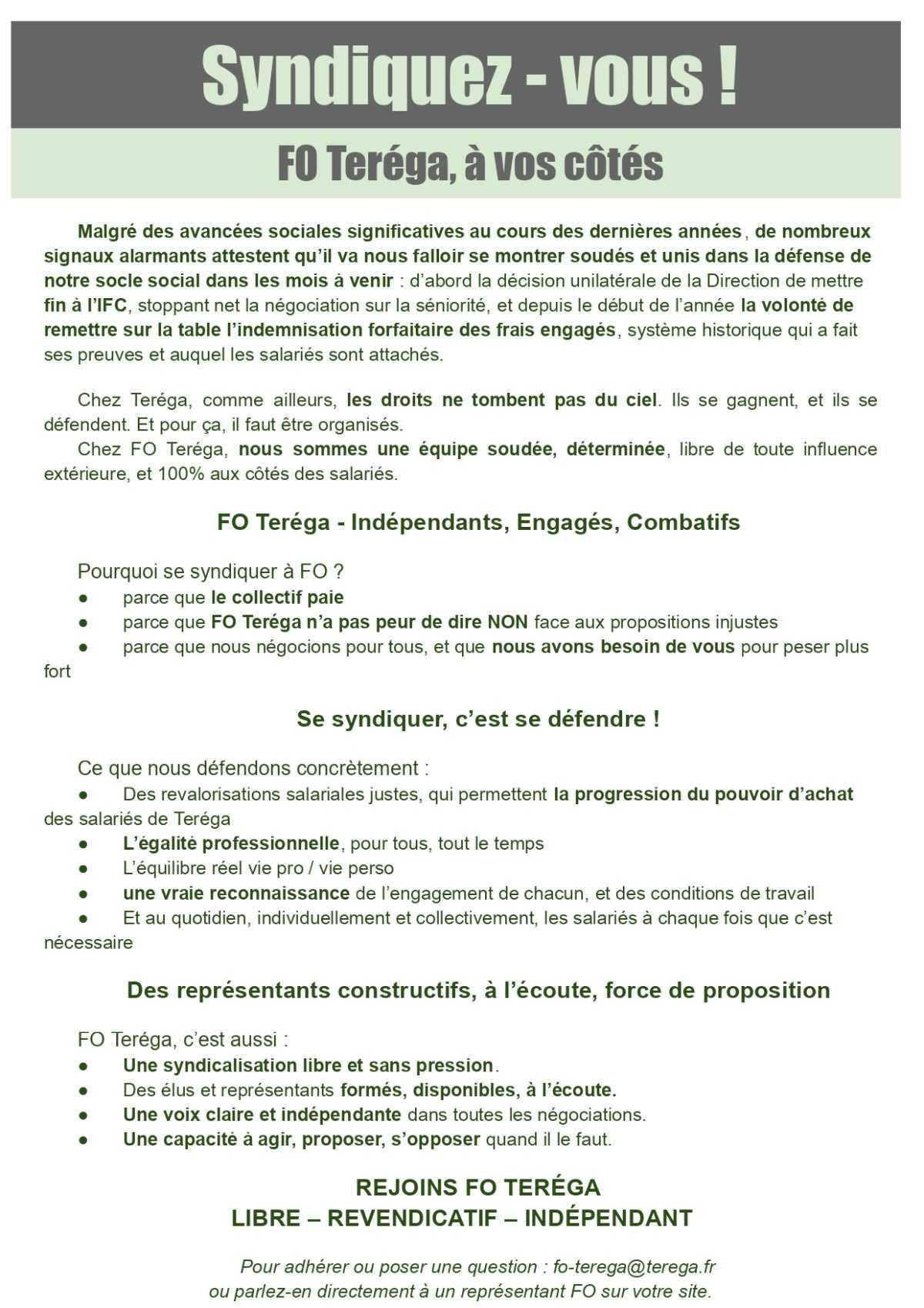 Syndiquez-vous !