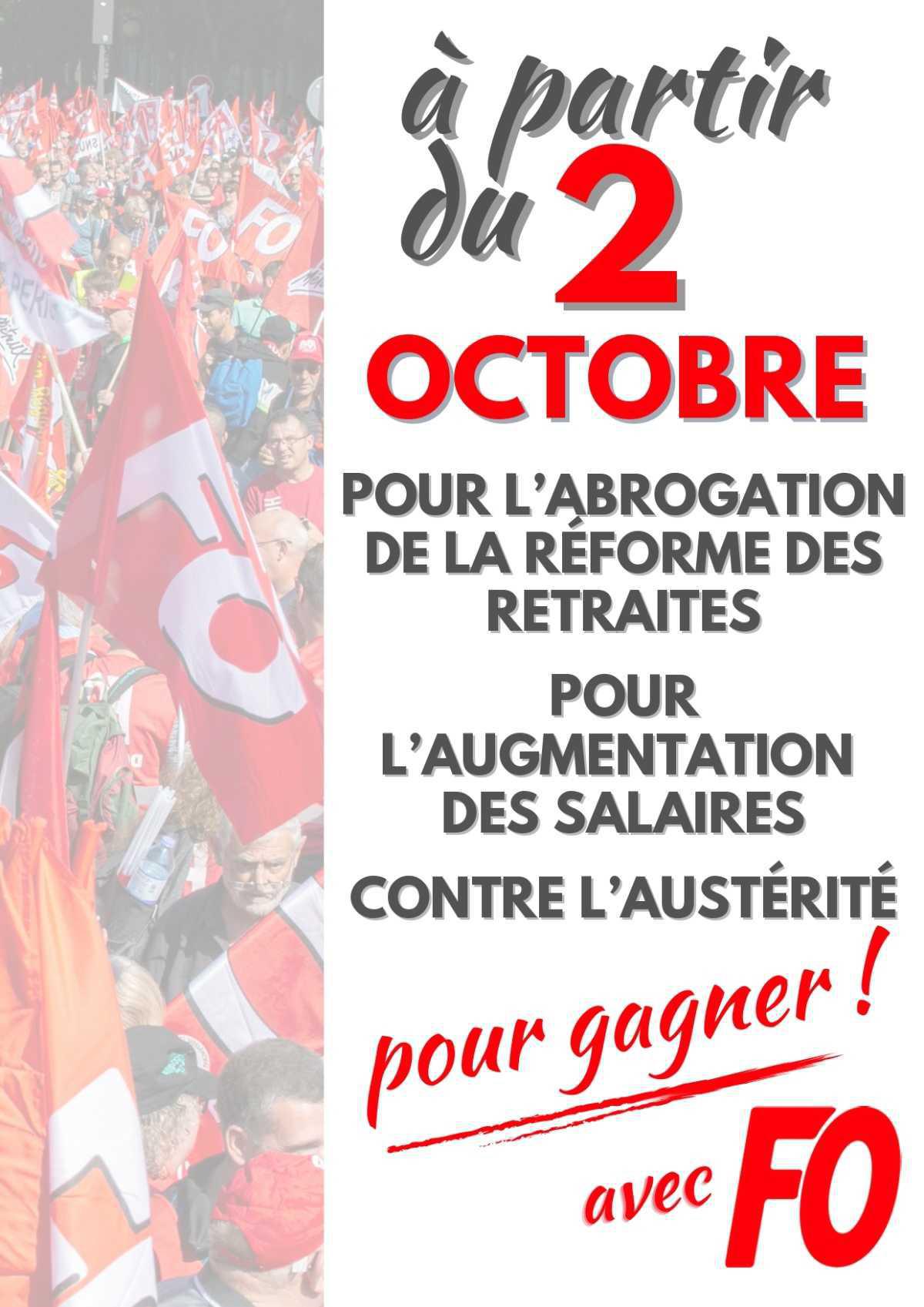 Manifestation du 2 Octobre