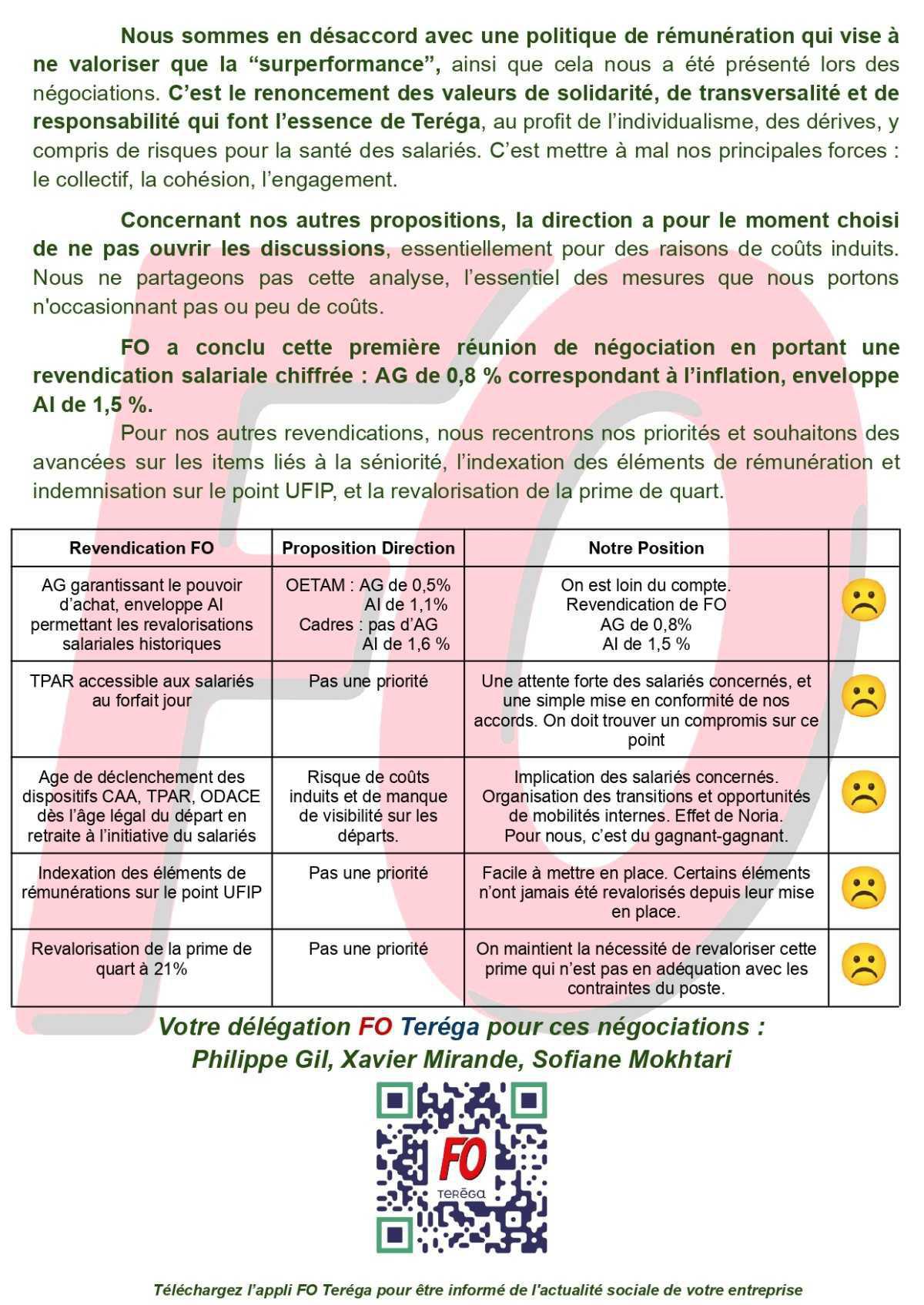 NAO 2026 : première réunion.
