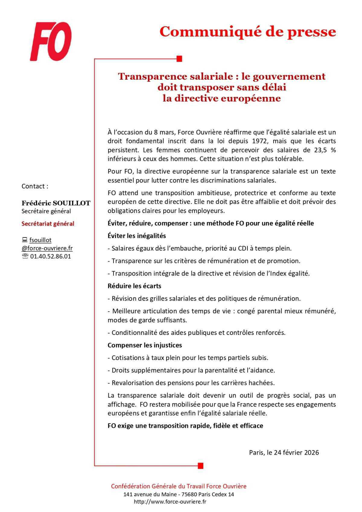 Transparence Salariale