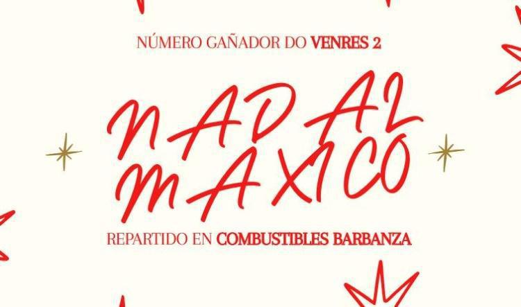 🎉 Cuarto gañador do Sorteo Nadal Máxico 🎉
