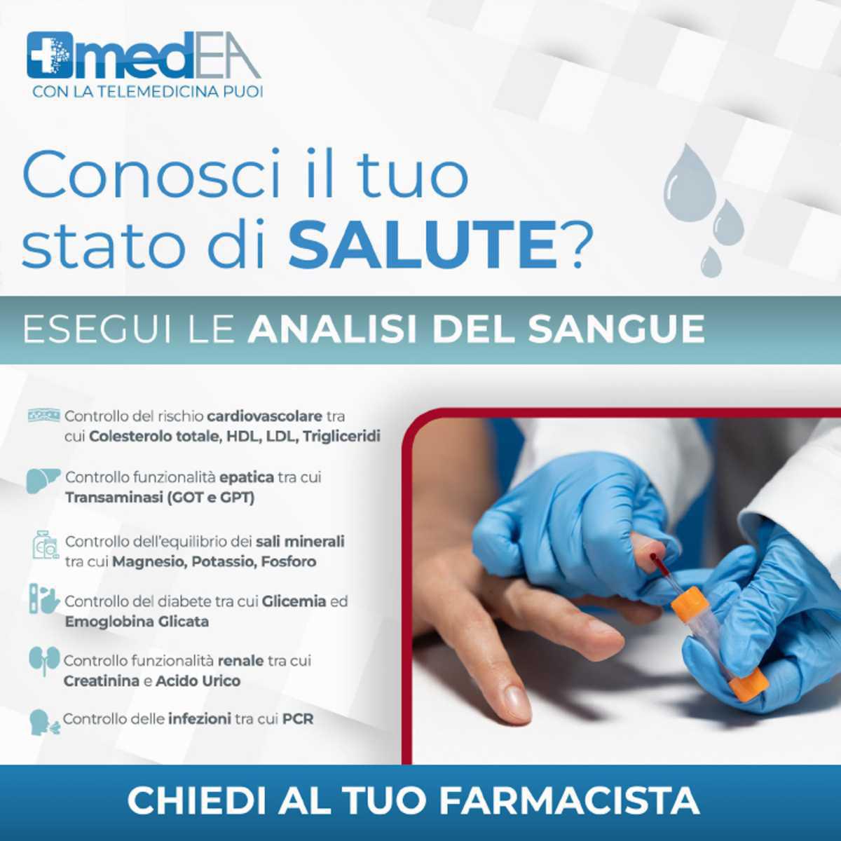 Analisi del sangue in Farmacia