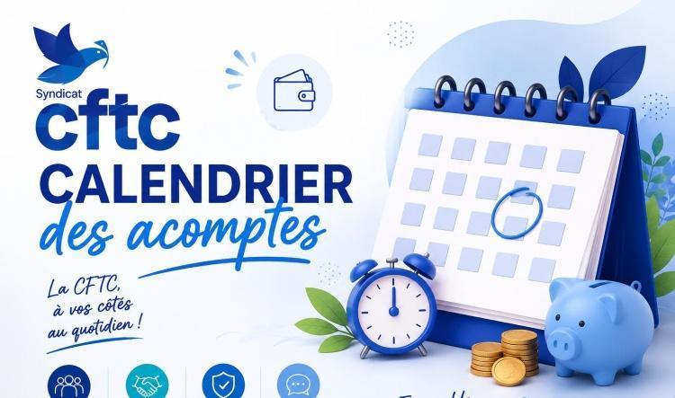 Calendrier Acompte 2026