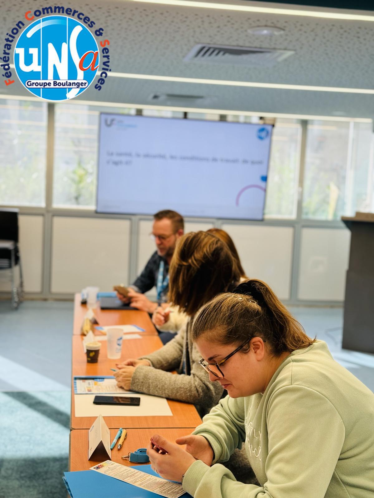 Formation SSCT UNSA en cours, Paris, octobre 2024.