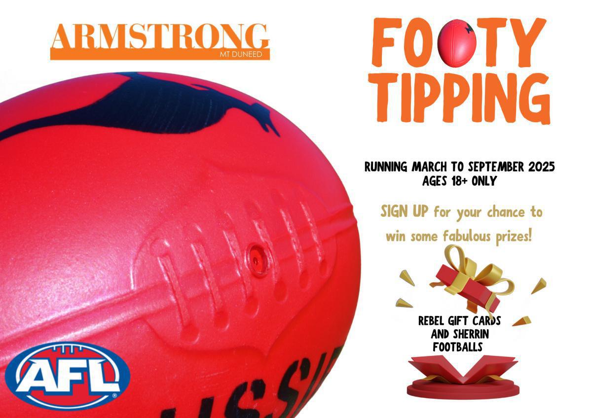 Club Armstrong Footy Tipping Competition Club Armstrong Footy Tipping Competition