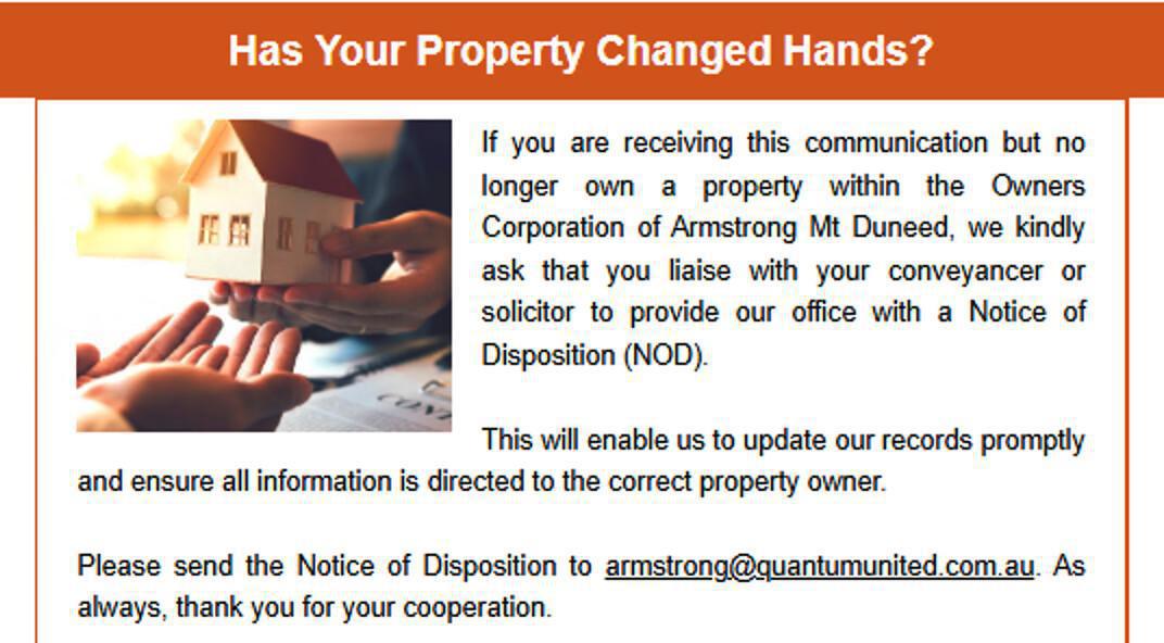 Armstrong Mt Duneed Community Monthly Update-April 2025
