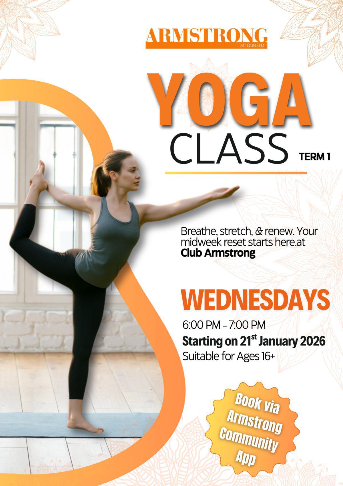 Term 1 Classes at Club Armstrong - The Ultimate Kickoff