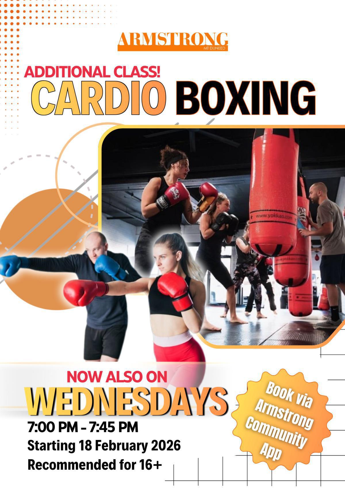 Cardio Boxing Just Levelled Up at Club Armstrong! Cardio Boxing Just Levelled Up at Club Armstrong!