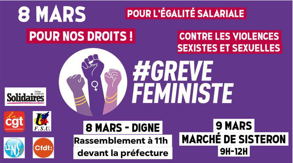 Mobilisation du 8 mars 2024 Mobilisation du 8 mars 2024