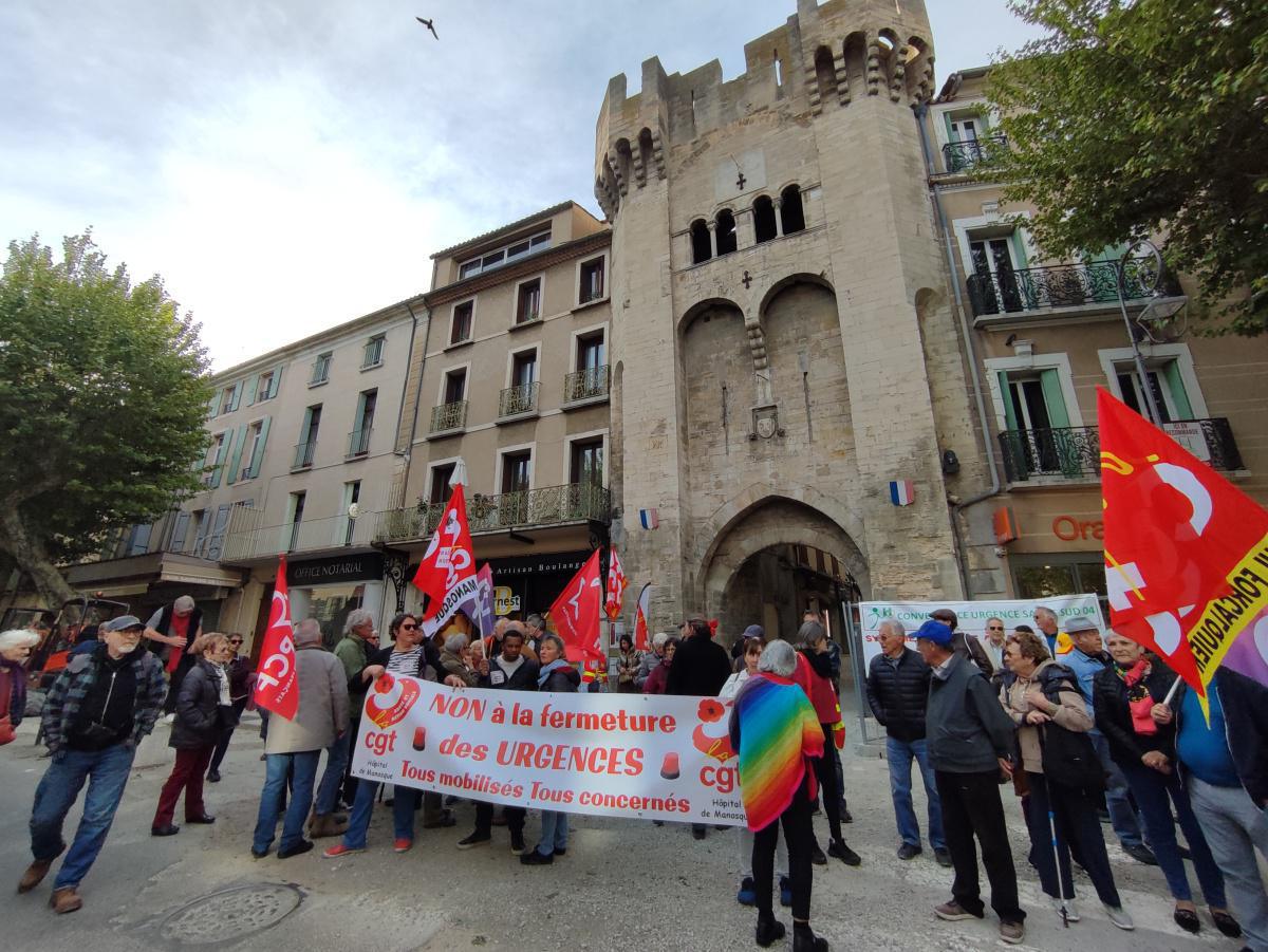 Mobilisation à Manosque pour l'hôpital et le système de soins Mobilisation à Manosque pour l'hôpital et le système de soins