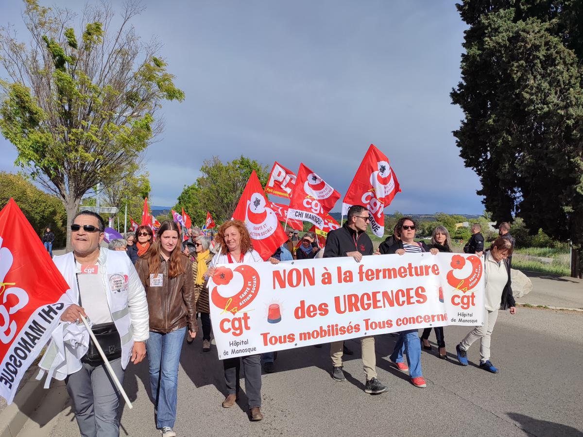 Mobilisation à Manosque pour l'hôpital et le système de soins Mobilisation à Manosque pour l'hôpital et le système de soins