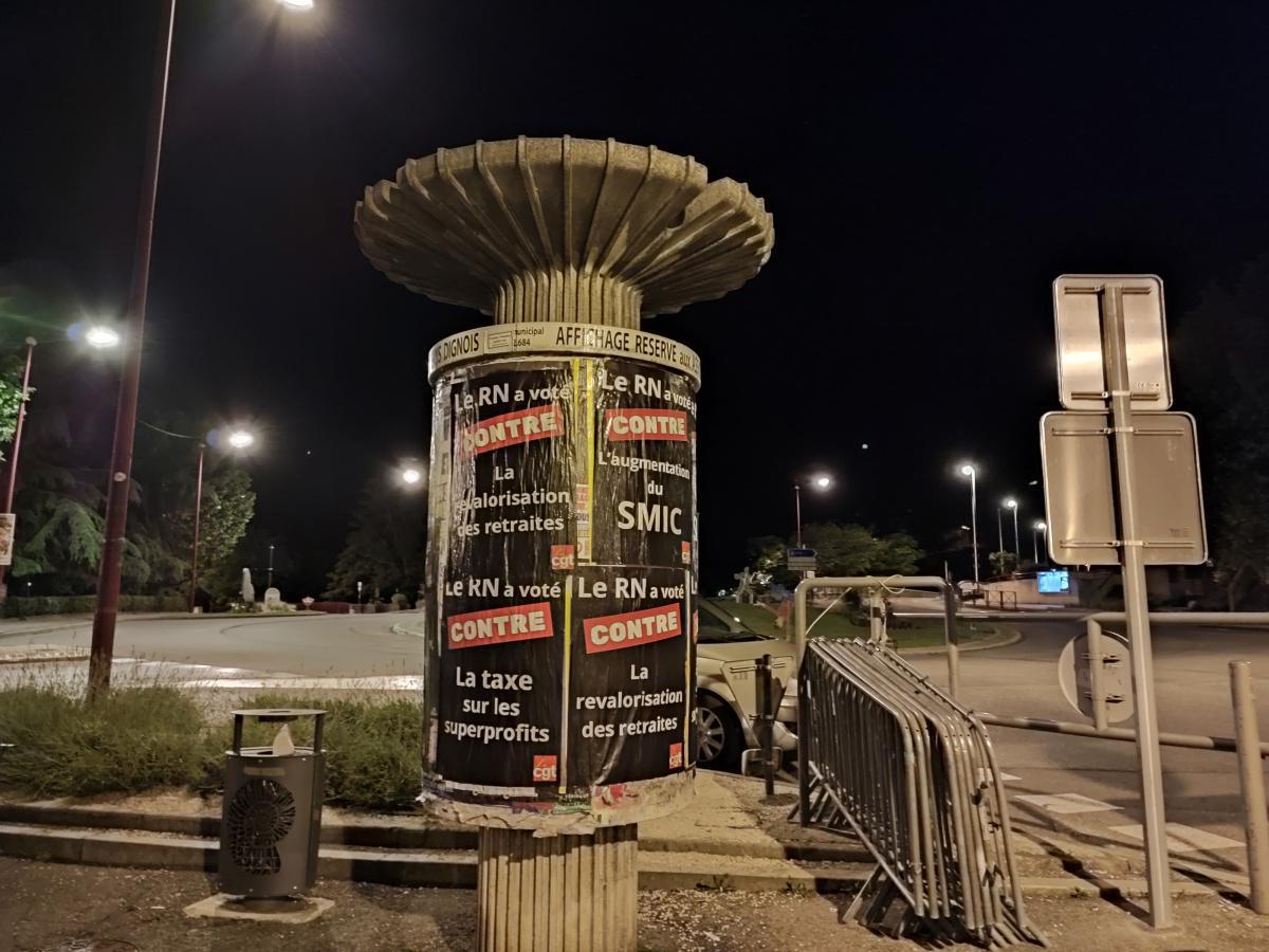 🚨Contre le RN : campagne d'affichage en cours sur le département 🚨Contre le RN : campagne d'affichage en cours sur le département