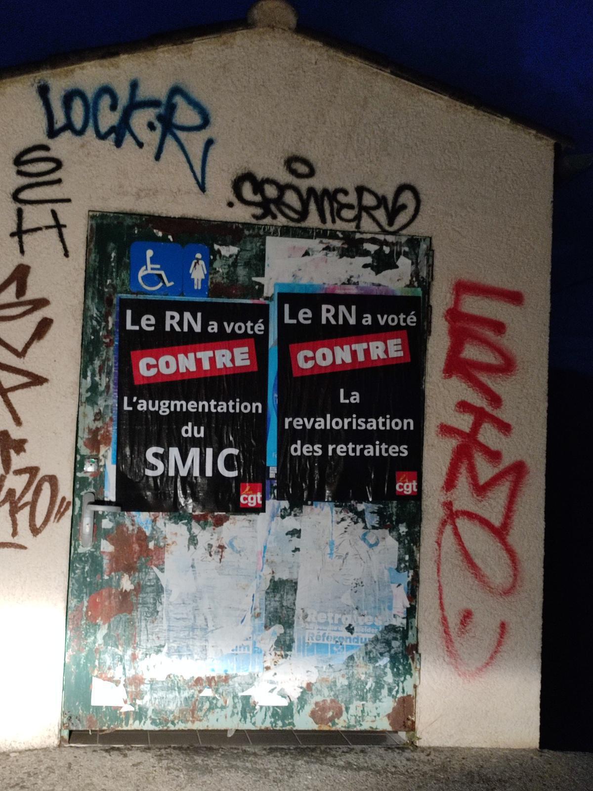 🚨Contre le RN : campagne d'affichage en cours sur le département 🚨Contre le RN : campagne d'affichage en cours sur le département
