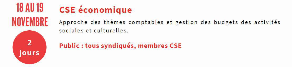 CSE Economique