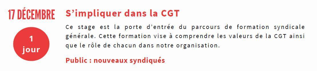 S'impliquer dans la CGT