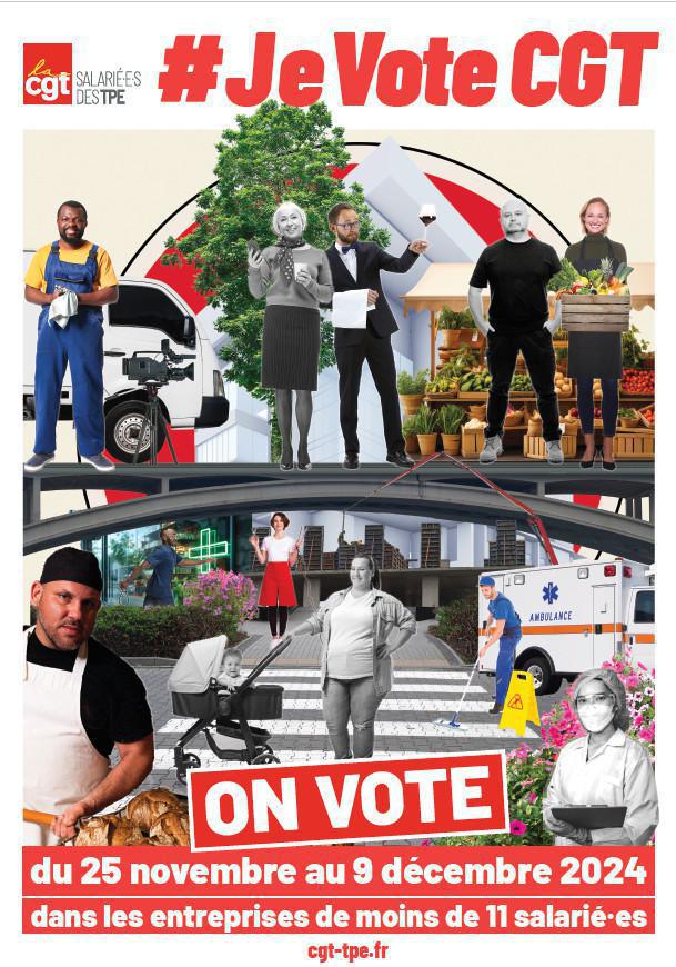 Élections TPE : du 25 novembre au 9 décembre 2024 Élections TPE : du 25 novembre au 9 décembre 2024