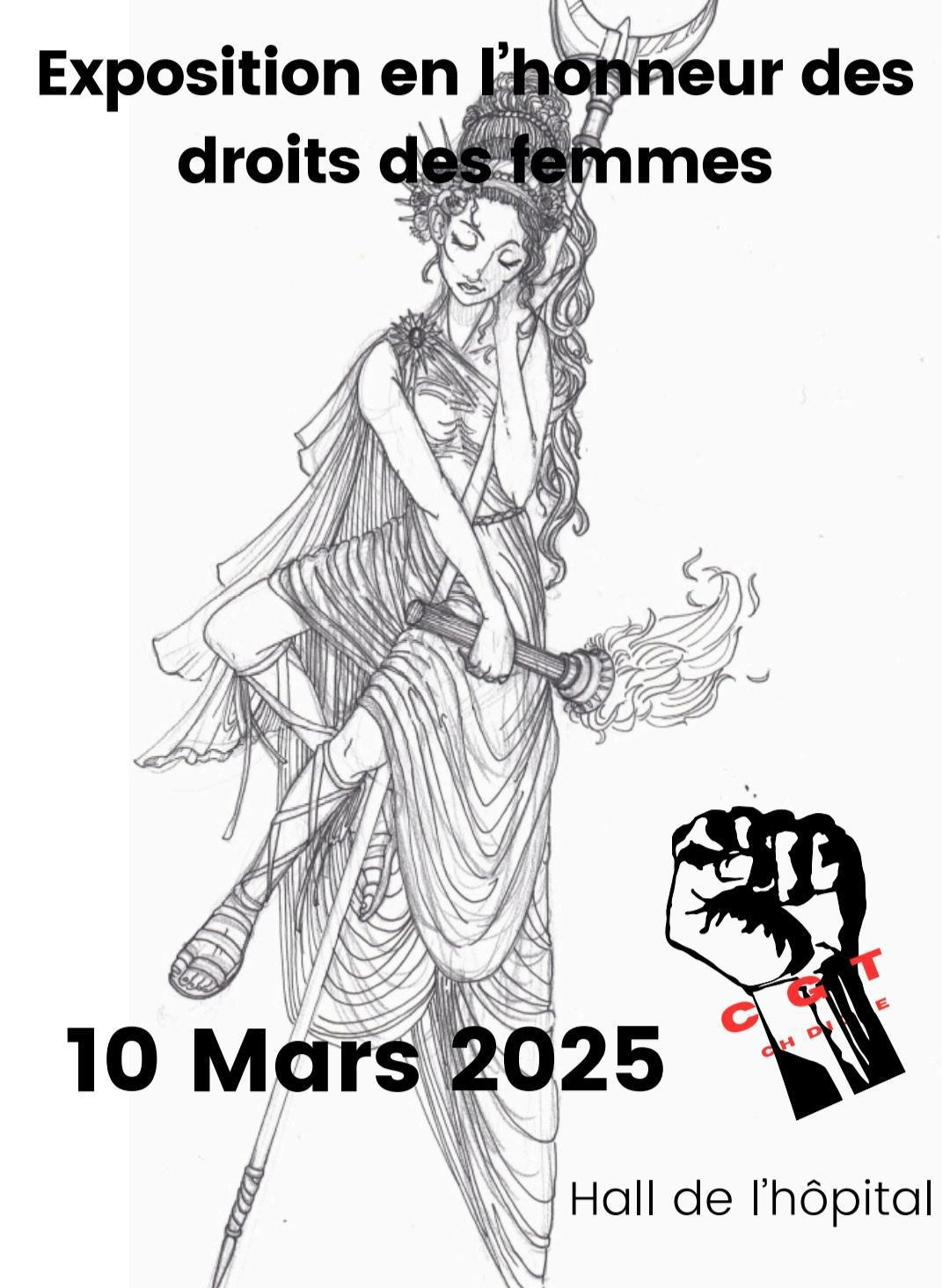 ♀️Syndicat CGT hôpital Digne : une expo en l'honneur des droits des femmes