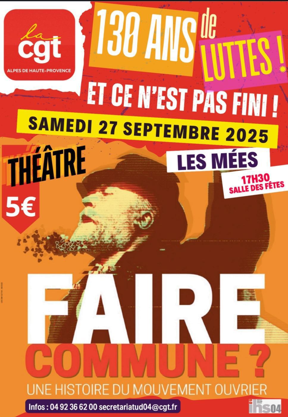 🎉 130 ans de luttes ! ...et ce n'est pas fini !