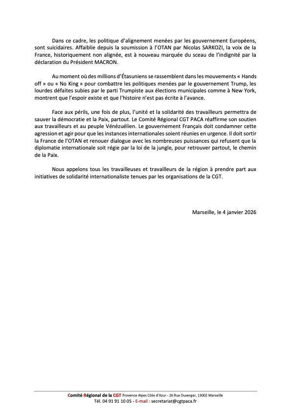 SOLIDARITE PEUPLE VENEZUELIEN