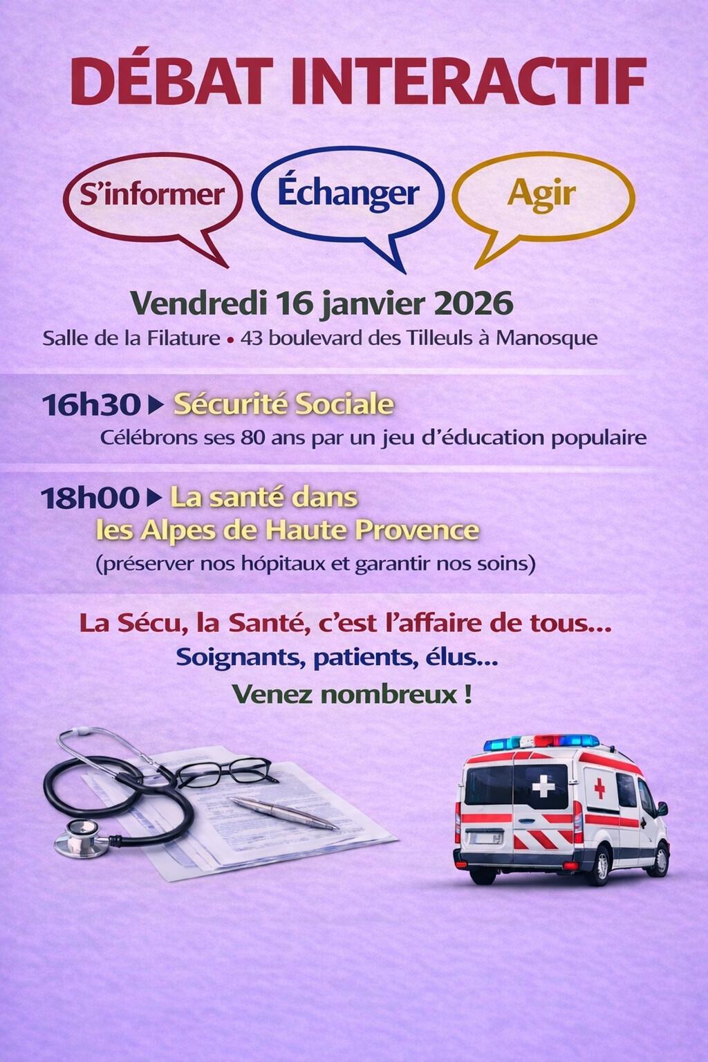 🗣️💬Débat Santé/Sécu 