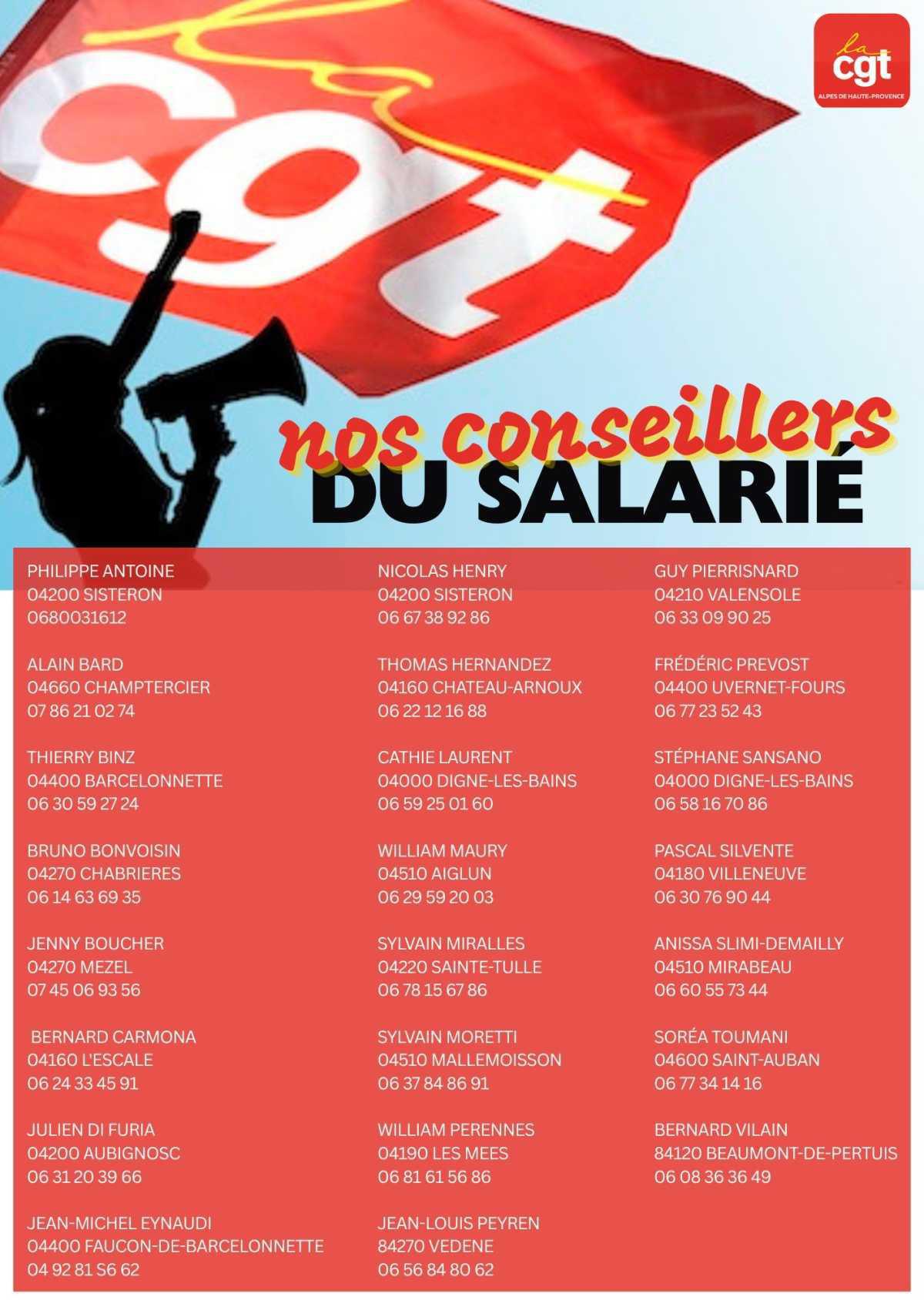 Nos Conseillers du Salarié